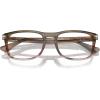 imagePersol Po3344v Square SunglassesStriped Brown Gradient RedDemo Lens