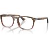 imagePersol Po3344v Square SunglassesStriped Brown Gradient RedDemo Lens