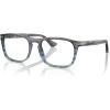 imagePersol Po3344v Square SunglassesStriped Grey Gradient BlueDemo Lens