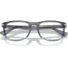 imagePersol Po3344v Square SunglassesStriped Grey Gradient BlueDemo Lens