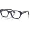 imagePersol Po3365v Square Prescription Eyewear FramesMilky Depths BlueDemo Lens