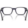 imagePersol Po3365v Square Prescription Eyewear FramesMilky Depths BlueDemo Lens
