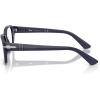 imagePersol Po3365v Square Prescription Eyewear FramesMilky Depths BlueDemo Lens