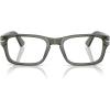 imagePersol Mens Po3364v Rectangular Prescription Eyewear FramesSmokeDemo Lens