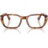 imagePersol Po3365v Square Prescription Eyewear FramesBrown TortoiseDemo Lens