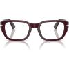 imagePersol Po3365v Square Prescription Eyewear FramesMilky PlumDemo Lens
