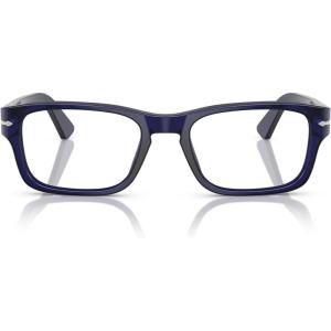 imagePersol Mens Po3364v Rectangular Prescription Eyewear FramesCobaltoDemo Lens