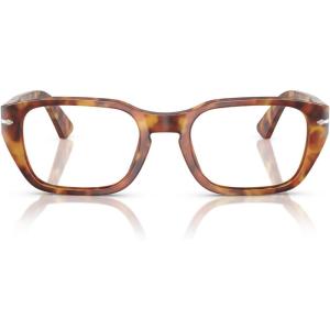 imagePersol Po3365v Square Prescription Eyewear FramesBrown TortoiseDemo Lens