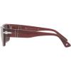 imagePersol PO3268S Rectangular SunglassesBurnt Red TransparentDark Grey