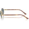 imagePersol PO1018S Ida Oval Sunglasses GoldLight Blue 52 mm
