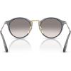 imagePersol PO3166S Round Sunglasses Transparent OceanClear Gradient Grey 51 mm