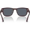 imagePersol PO3341S Square Sunglasses Opal BurgundyBlue 55 mm