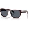 imagePersol PO3341S Square Sunglasses Opal BurgundyBlue 55 mm