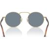 imagePersol Po1019s Rectangular SunglassesGoldLight Blue