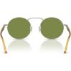 imagePersol Po1019s Rectangular SunglassesSilverGreen Light