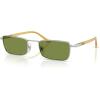 imagePersol Womens Po1025s SunglassesSilverGreen