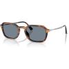 imagePersol Womens Po3381s SunglassesStriped Black and BrownLight Blue