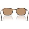 imagePersol Womens Po3381s SunglassesStriped Black and Greige Brown