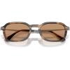 imagePersol Womens Po3381s SunglassesStriped Black and Greige Brown