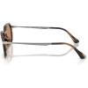 imagePersol Womens Po3381s SunglassesStriped Black and Greige Brown