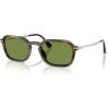 imagePersol Womens Po3381s SunglassesStriped Black and OliveGreen