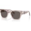 imagePersol Womens Po3384s SunglassesTransparent Brown GreyDark Grey