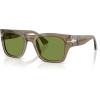 imagePersol Womens Po3384s SunglassesTransparent Brown HeartGreen