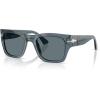 imagePersol Womens Po3384s SunglassesTransparent OceanDark Blue Polarized