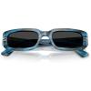 imagePersol Womens Po3385s Mel SunglassesStriped Blue and GreyPolarized Black