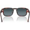imagePersol Womens Po3386s SunglassesTortoise Brown and PearlPolarized Gradient Blue