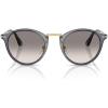 imagePersol PO3166S Round Sunglasses Transparent OceanClear Gradient Grey 51 mm