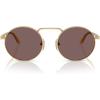 imagePersol Po1019s Rectangular SunglassesGoldViolet