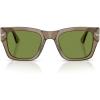 Transparent Brown Heart/Green