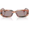 imagePersol Womens Po3385s Mel SunglassesStriped Red and GreenViolet