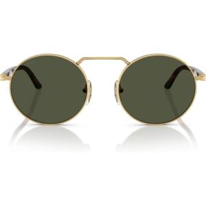 imagePersol Po1019s Rectangular SunglassesGoldGreen