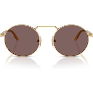 imagePersol Po1019s Rectangular SunglassesGoldViolet