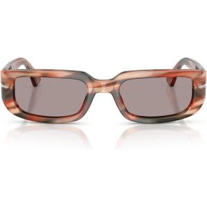 imagePersol Womens Po3385s Mel SunglassesStriped Red and GreenViolet