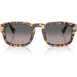 imagePersol Womens Po3386s SunglassesBrown Beige TortoisePolarized Gradient Grey