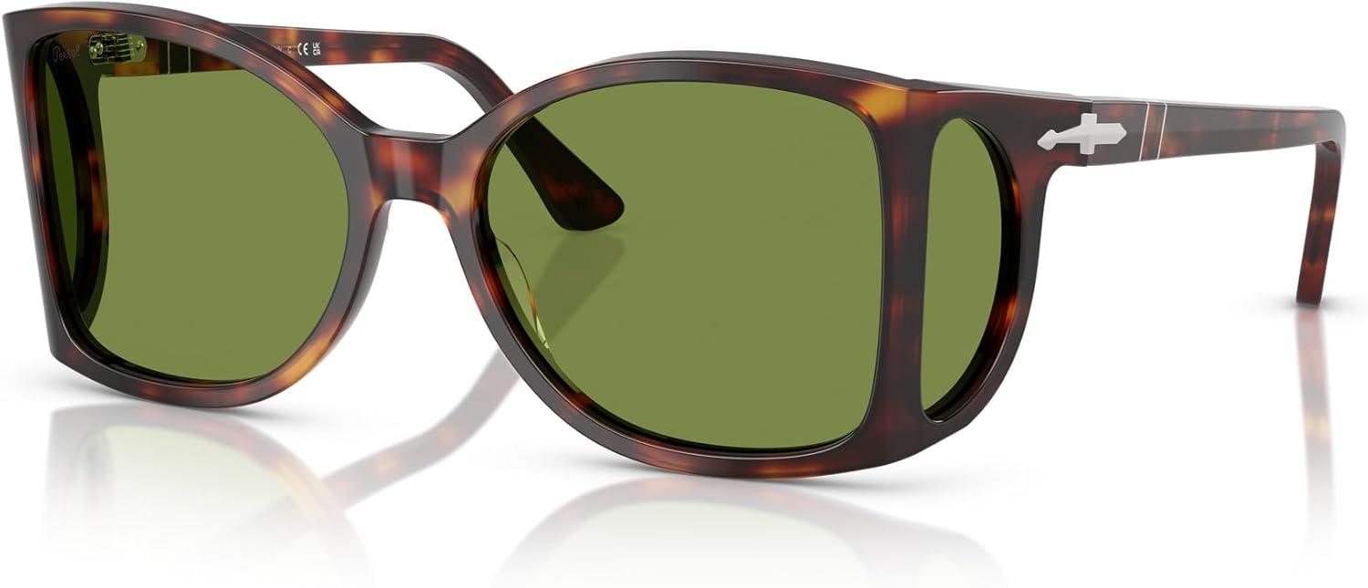 imagePersol PO0005 Square Sunglasses HavanaGreen 54 mm