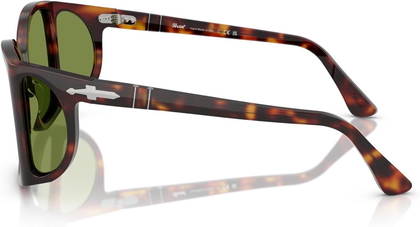 imagePersol PO0005 Square Sunglasses HavanaGreen 54 mm