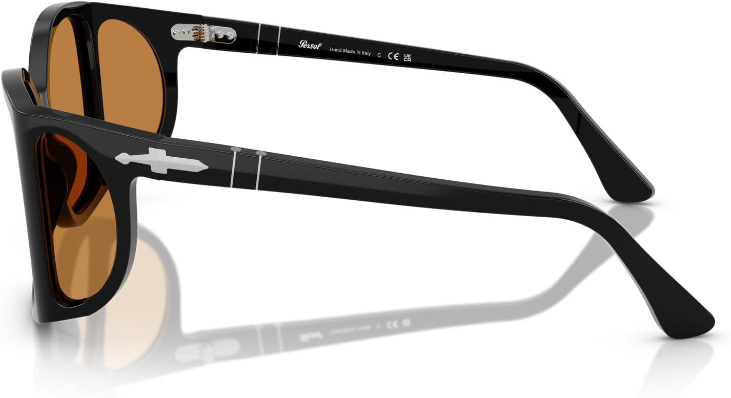 imagePersol PO0005 Square SunglassesBlackYellow