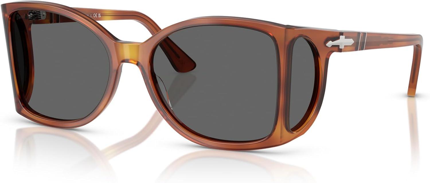 imagePersol PO0005 Square SunglassesTerra Di SienaDark Grey