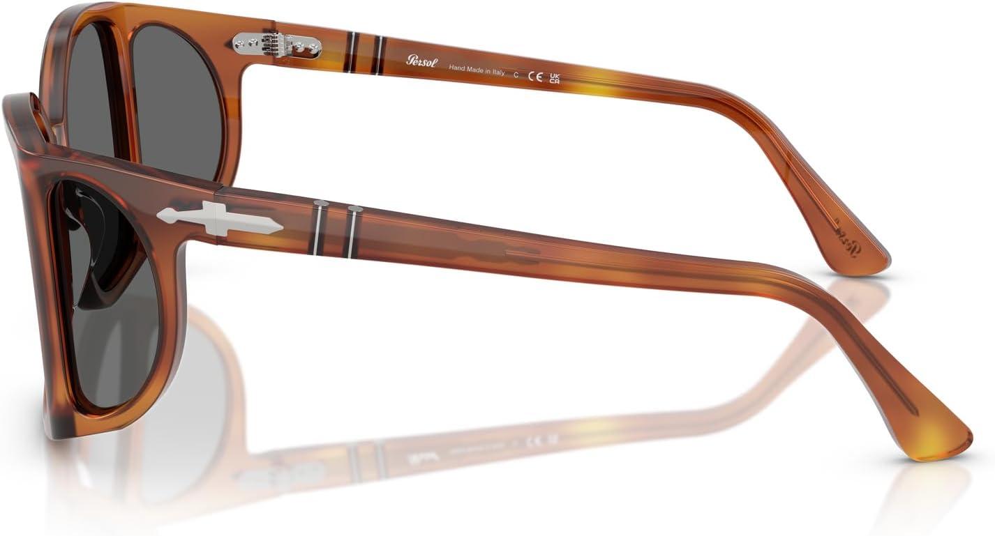 imagePersol PO0005 Square SunglassesTerra Di SienaDark Grey