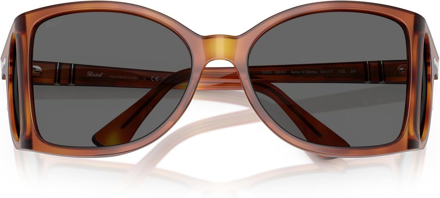 imagePersol PO0005 Square SunglassesTerra Di SienaDark Grey