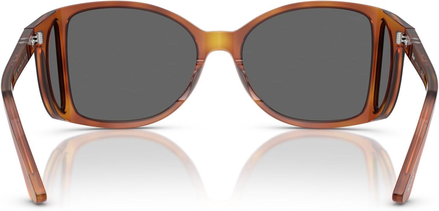 imagePersol PO0005 Square SunglassesTerra Di SienaDark Grey