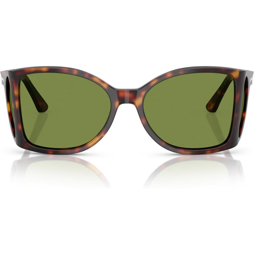 imagePersol PO0005 Square Sunglasses HavanaGreen 54 mm