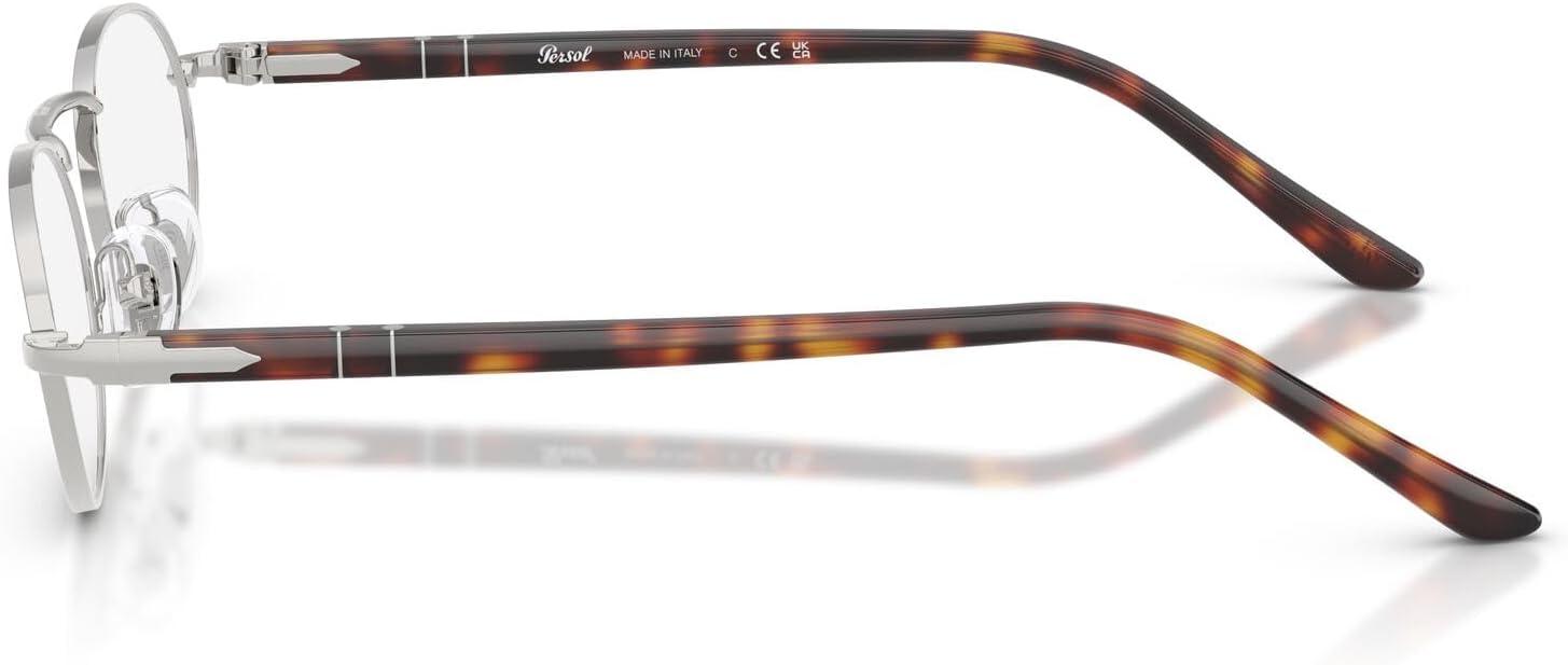 imagePersol Po1023v Oval Prescription Eyewear FramesSilverDemo Lens