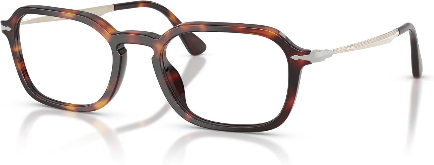 imagePersol Po3381v Square Prescription Eyewear FramesHavanaDemo Lens
