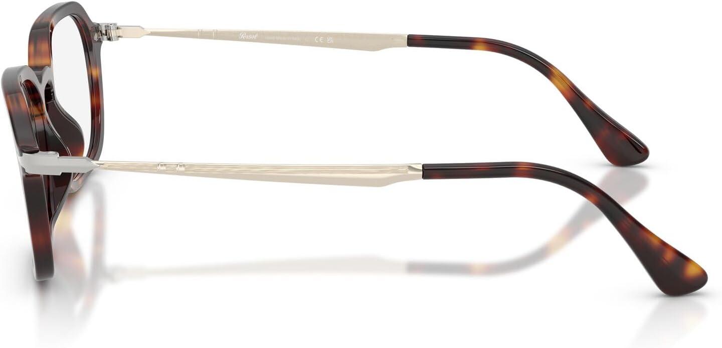 imagePersol Po3381v Square Prescription Eyewear FramesHavanaDemo Lens