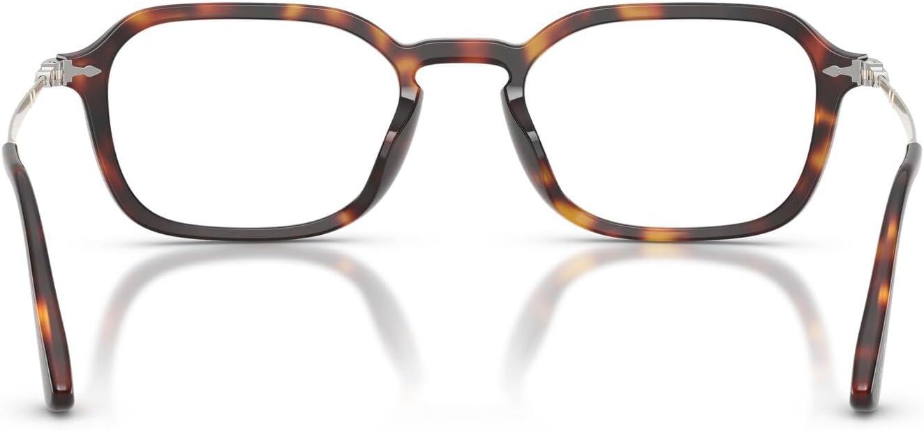 imagePersol Po3381v Square Prescription Eyewear FramesHavanaDemo Lens